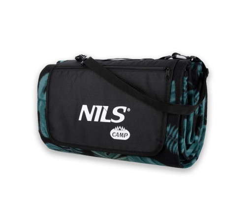 Килимок для пікніка NILS CAMP NC2222 200 х 200 см, чорно-зелений