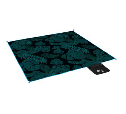 Килимок для пікніка NILS CAMP NC2222 200 х 200 см, чорно-зелений