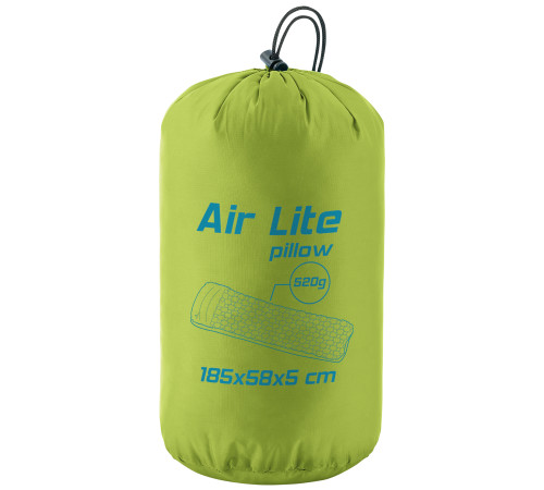 Килимок надувний Ferrino Air Lite Pillow Mat 78247NVV 185x58 см, зелений Килимок надувний Ferrino Air Lite Pillow Mat 78247NVV 185x58 см, зелений