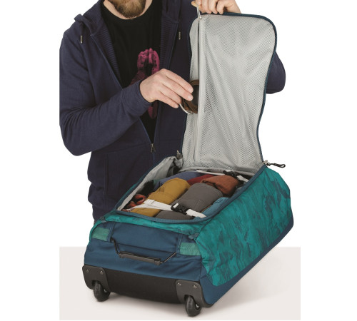 Сумка на колесах Osprey Daylite Carry-On Wheeled Duffel 40 - O/S - зелений Сумка на колесах Osprey Daylite Carry-On Wheeled Duffel 40 - O/S - зелений