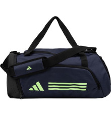  Сумка Adidas Essentials 3-Stripes Duffel S синя IR9821