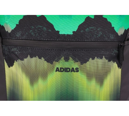Шкільний міський спортивний рюкзак Adidas Street Camper чорно-зелений HN7760 Шкільний міський спортивний рюкзак Adidas Street Camper чорно-зелений HN7760