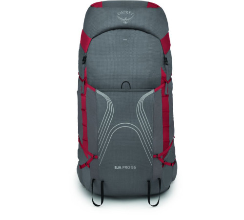 Рюкзак Osprey Eja Pro 55 dale grey/poinsettia red - WXS/S - сірий