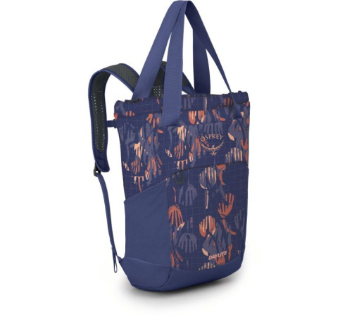 Рюкзак Osprey Daylite Tote Pack wild blossom print/alkaline - O/S - синій