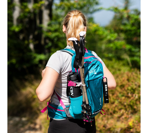 Рюкзак туристичний NILS CAMP NC1950 Caver 18 л, бірюзовий