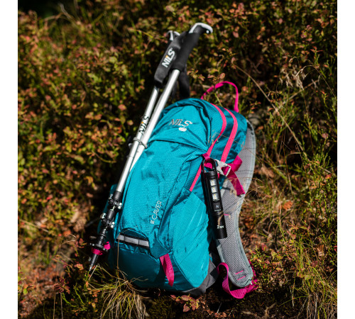 Рюкзак туристичний NILS CAMP NC1950 Caver 18 л, бірюзовий