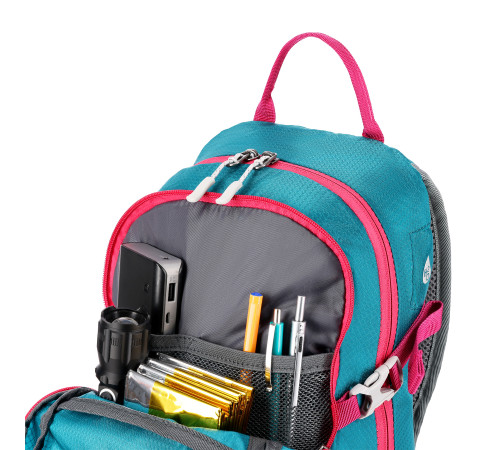 Рюкзак туристичний NILS CAMP NC1950 Caver 18 л, бірюзовий