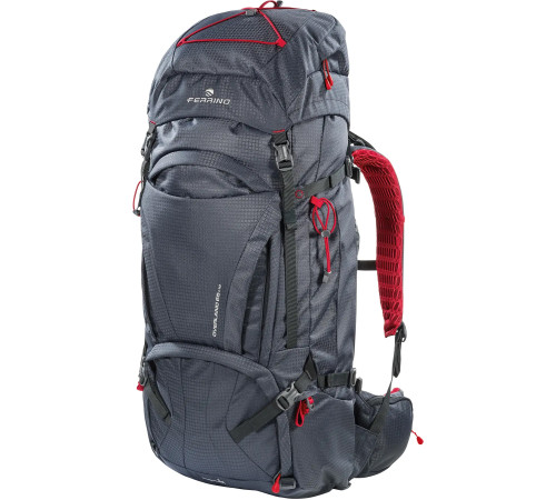 Рюкзак туристичний Ferrino Overland 65+10L Dark Grey (75671HCC) Рюкзак туристичний Ferrino Overland 65+10L Dark Grey (75671HCC)