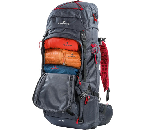 Рюкзак туристичний Ferrino Overland 65+10L Dark Grey (75671HCC) Рюкзак туристичний Ferrino Overland 65+10L Dark Grey (75671HCC)