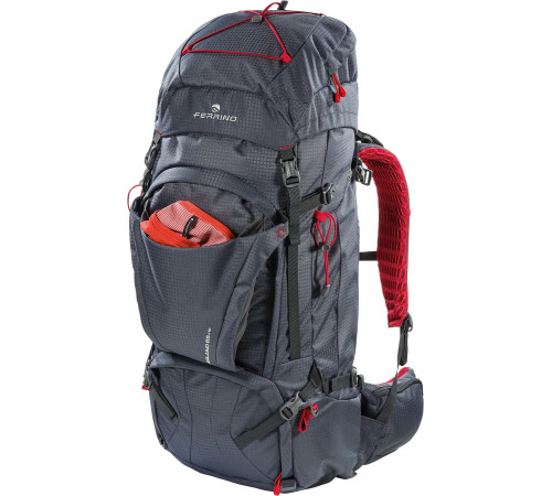 Рюкзак туристичний Ferrino Overland 65+10L Dark Grey (75671HCC) Рюкзак туристичний Ferrino Overland 65+10L Dark Grey (75671HCC)