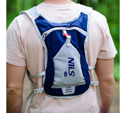 Рюкзак для бігу NILS CAMP NC1708 Tripper 10 л, сіро-синій