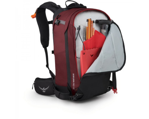 Рюкзак Osprey Soelden Pro E2 Airbag Pack 32 red mountain - O/S - червоний