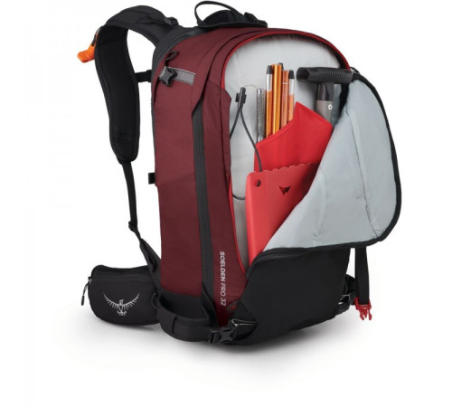 Рюкзак Osprey Soelden Pro E2 Airbag Pack 32 red mountain - O/S - червоний