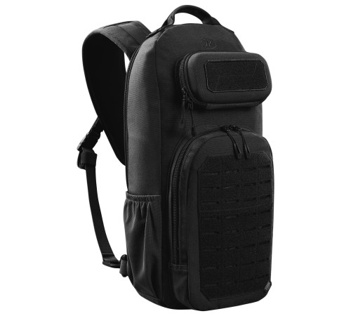 Рюкзак тактичний однолямковий Highlander Stoirm Gearslinger 12L - чорний