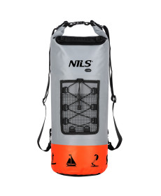 Герморюкзак NILS CAMP NC17108 25 л, сіро-помаранчевий