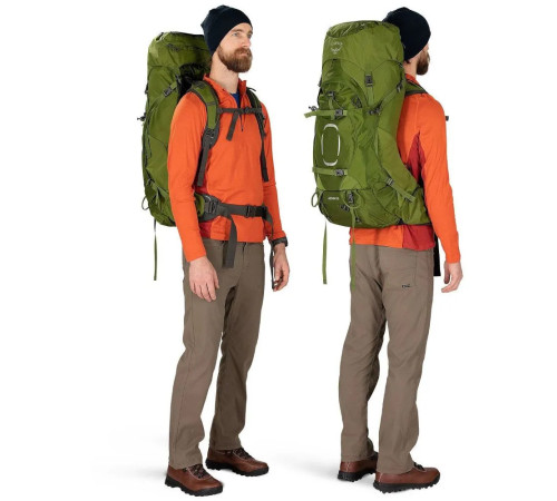 Рюкзак туристичний Osprey Aether 55 л S/M - червоний
