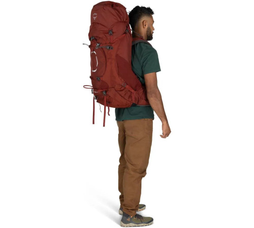Рюкзак туристичний Osprey Aether 65 л S/M - червоний
