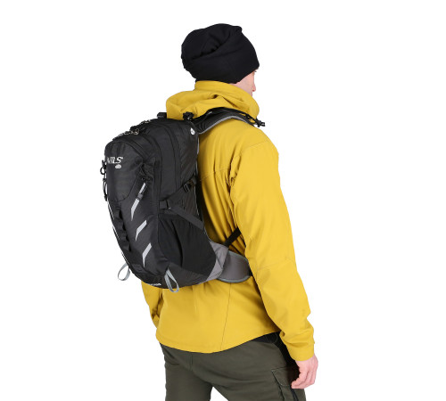 Рюкзак туристичний NC1942 BLACK GHOSTER 20L NILS CAMP