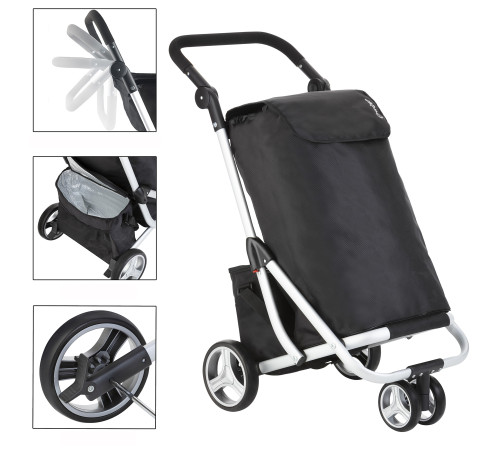 Сумка-візок ShoppingCruiser 3 Wheels Black (604349)