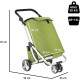 Сумка-візок ShoppingCruiser 3 Wheels Green (650071)