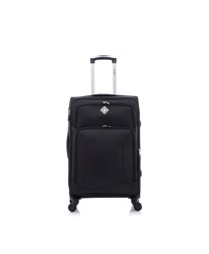 Валіза Bonro Tourist на 4 колесах 64 х 39 х 26 см, чорна