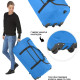 <font style="vertical-align: inherit;"><font style="vertical-align: inherit;">Сумка дорожня на колесах TravelZ Wheelbag 100 Liter Blue (603093)</font></font>