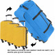 <font style="vertical-align: inherit;"><font style="vertical-align: inherit;">Сумка дорожня на колесах TravelZ Wheelbag 100 Liter Blue (603093)</font></font>