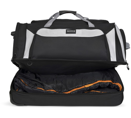 Сумка дорожня на колесах TravelZ Wheelbag Doubleloader black 96L (603098)