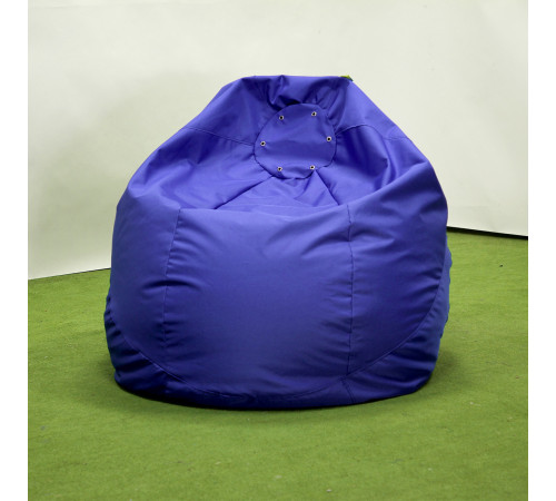 Безкаркасне крісло GreenGard Пуф, синє