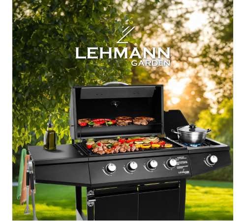 Газовий гриль Lehmann Ohio 9.3 kW 32.5 см x 61 см