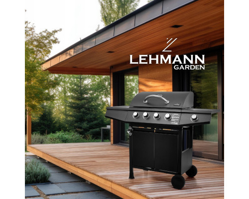 Газовий гриль Lehmann Ohio 9.3 kW 32.5 см x 61 см