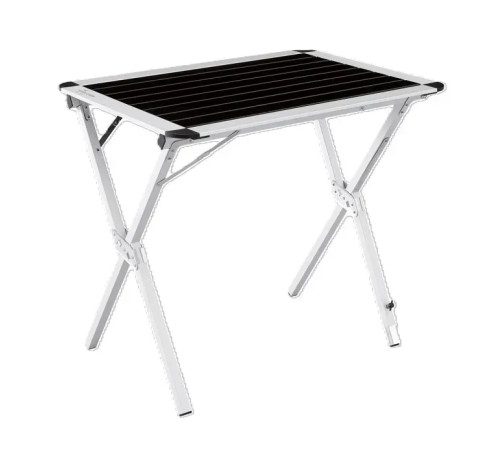 Стіл розкладний Easy Camp Aspen M, 60 × 80 × 70 см, біло-чорна