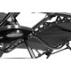 Комплект шезлонгів Bonro SP-167A 2 шт, чорний