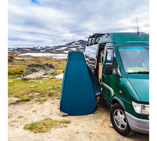Намет санітарний NC1706 NILS CAMP, 120 х 120 х 190 см, синьо-зелений