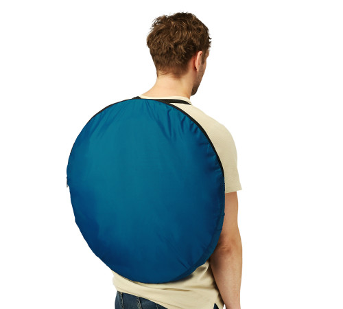 Намет санітарний NC1706 NILS CAMP, 120 х 120 х 190 см, синьо-зелений