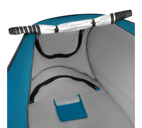 Намет санітарний NC1706 NILS CAMP, 120 х 120 х 190 см, синьо-зелений