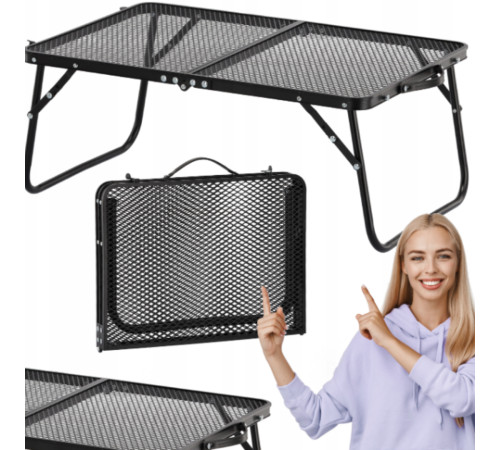 Стіл туристичний Chomik Garden Line TOURIST 60 х 40 х 26,5 см - чорний Стіл туристичний Chomik Garden Line TOURIST 60 х 40 х 26,5 см - чорний