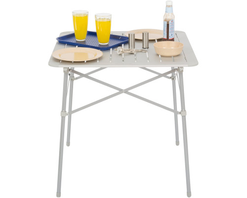 Стіл розкладний Highlander Aluminium Slat Folding Table Small Silver (FUR073)