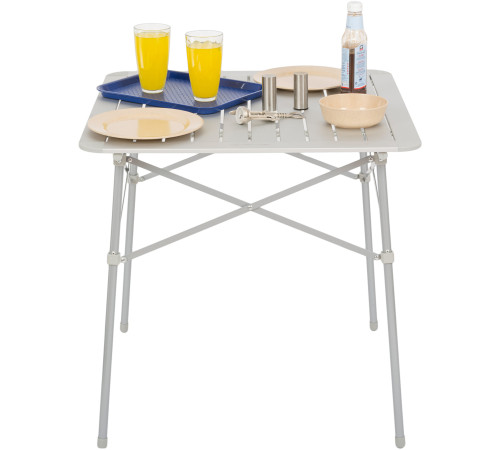 Стіл розкладний Highlander Aluminium Slat Folding Table Small Silver (FUR073)