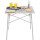 Стіл розкладний Highlander Aluminium Slat Folding Table Small FUR073, 70 x 70 x 70 см - сірий