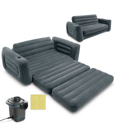 Диван надувний 2в1 Intex 66552+66640 Velvet + насос