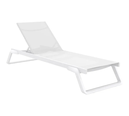 Шезлонг Siesta Tropic, білий