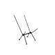 Стілець кемпінговий Vango Micro Tall Recline Chair Mykonos CHUMICRO0000001, синій