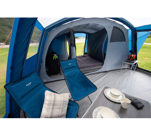 Стілець кемпінговий Vango Micro Tall Recline Chair Mykonos CHUMICRO0000001, синій Стілець кемпінговий Vango Micro Tall Recline Chair Mykonos CHUMICRO0000001, синій