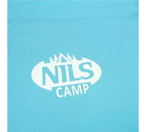 Пляжний стілець з подушкою NILS CAMP NC3130 блакитний