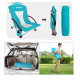 Розкладне крісло для кемпінгу KING CAMP Light Blue - низьке