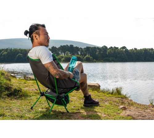Крісло розкладне Highlander Ayr Chair (FUR103-G.G), зелено-сіре Крісло розкладне Highlander Ayr Chair (FUR103-G.G), зелено-сіре