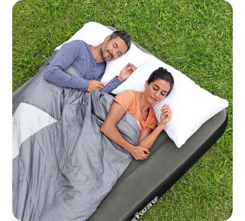 Матрац надувний Bestway 6713M 191x137 см, чорно-сірий Матрац надувний Bestway 6713M 191x137 см, чорно-сірий