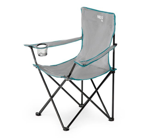 NC3044 GREY CAMPING CHAIR NILS CAMP NC3044 GREY CAMPING CHAIR NILS CAMP