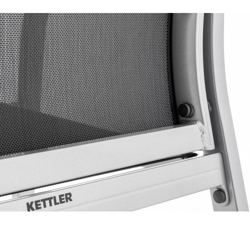 Лавка садова KETTLER BASIC PLUS 2-місна, сіра Лавка садова KETTLER BASIC PLUS 2-місна, сіра